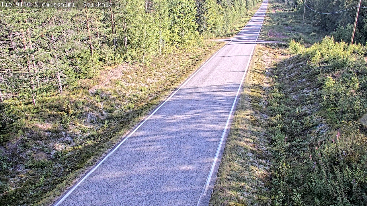 Kelikamerat Kuva Tie 9110 Suomussalmi, Seikkala, Suomussalmi, Kainuu