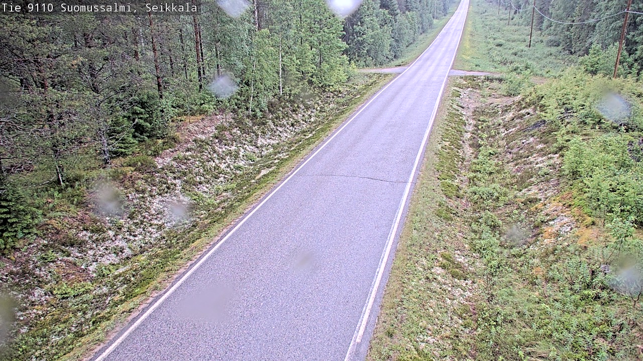 Kelikamerat Kuva Tie 9110 Suomussalmi, Seikkala, Suomussalmi, Kainuu