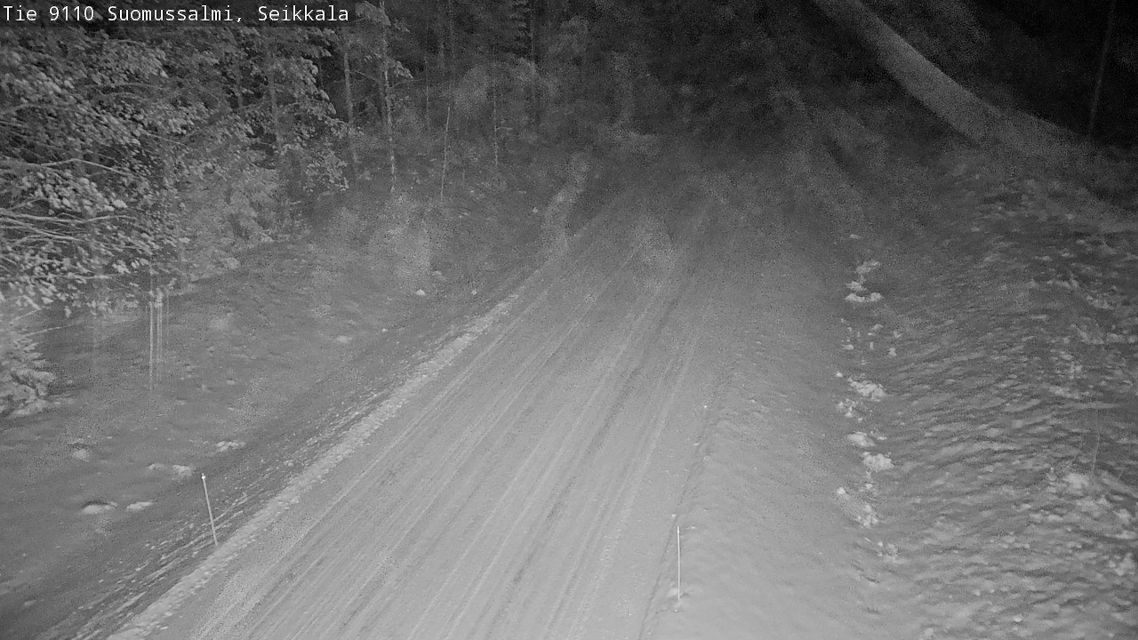 Weather Camera Image Road 9110 Suomussalmi, Seikkala, Suomussalmi, Kainuu