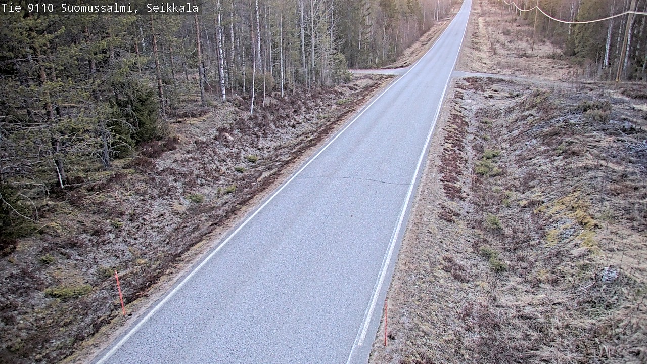 Weather Camera Image Road 9110 Suomussalmi, Seikkala, Suomussalmi, Kainuu