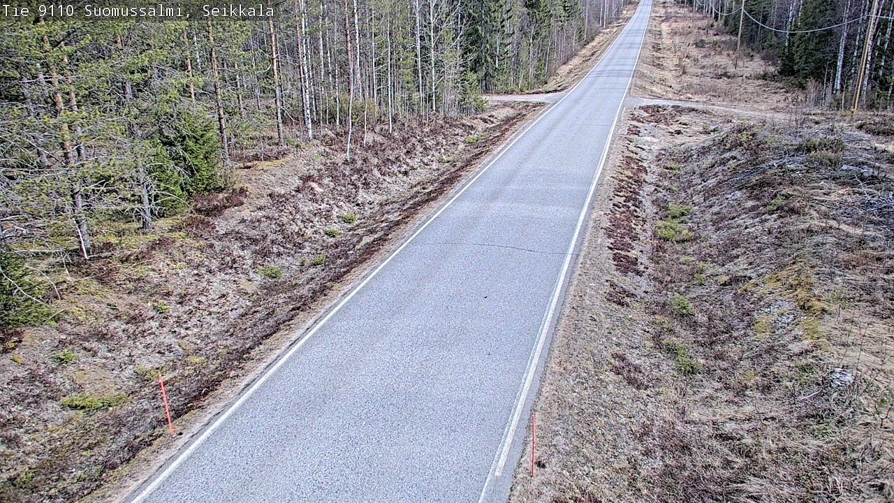 Kelikamerat Kuva Tie 9110 Suomussalmi, Seikkala, Suomussalmi, Kainuu