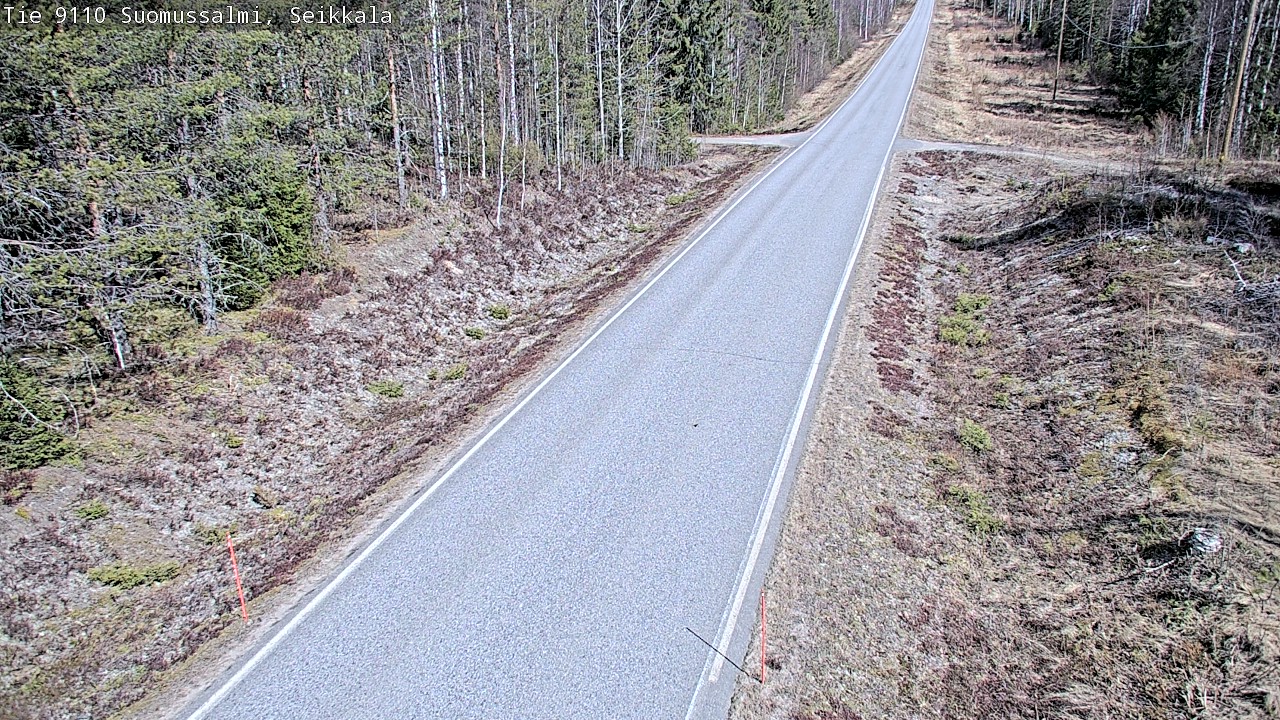 Kelikamerat Kuva Tie 9110 Suomussalmi, Seikkala, Suomussalmi, Kainuu