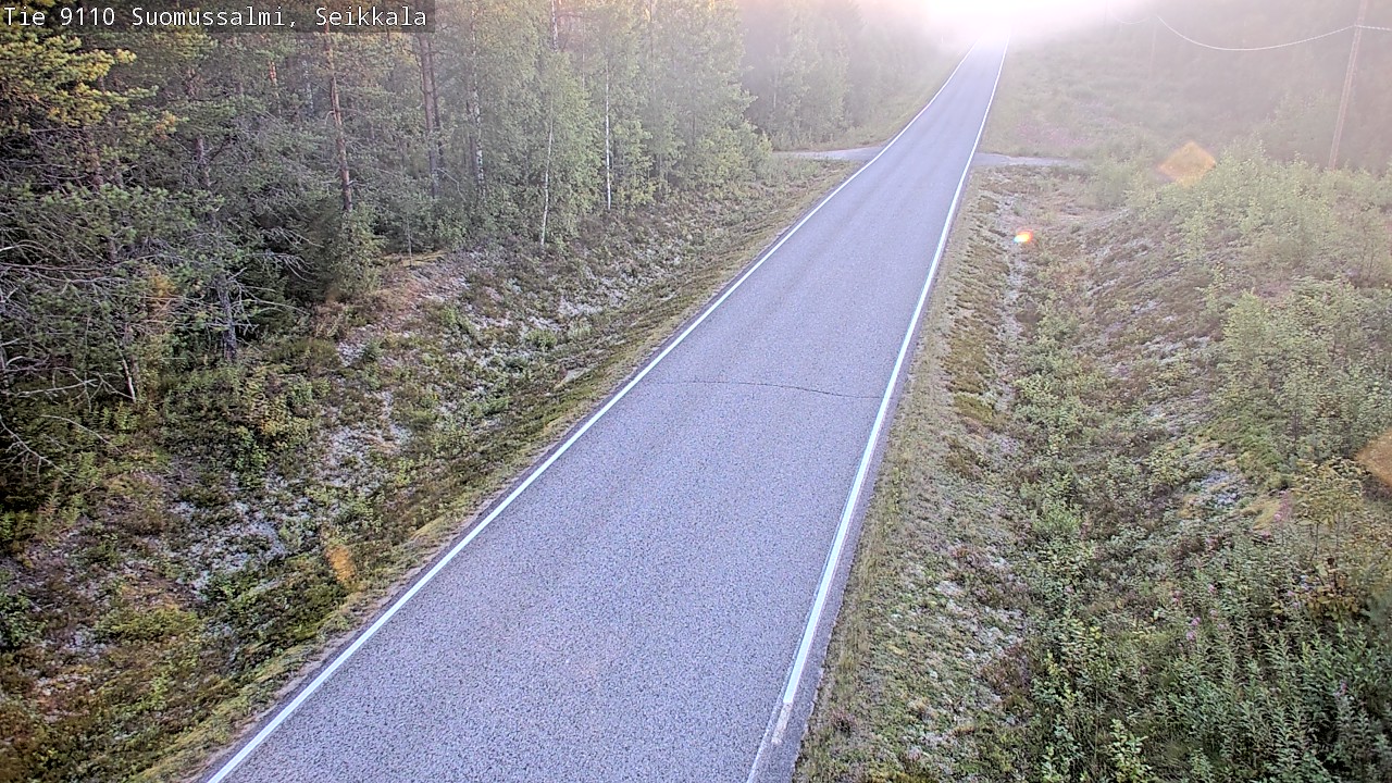 Kelikamerat Kuva Tie 9110 Suomussalmi, Seikkala, Suomussalmi, Kainuu