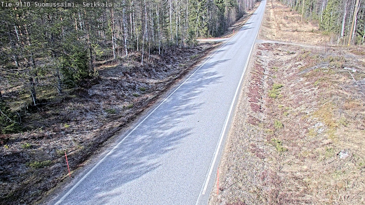 Kelikamerat Kuva Tie 9110 Suomussalmi, Seikkala, Suomussalmi, Kainuu