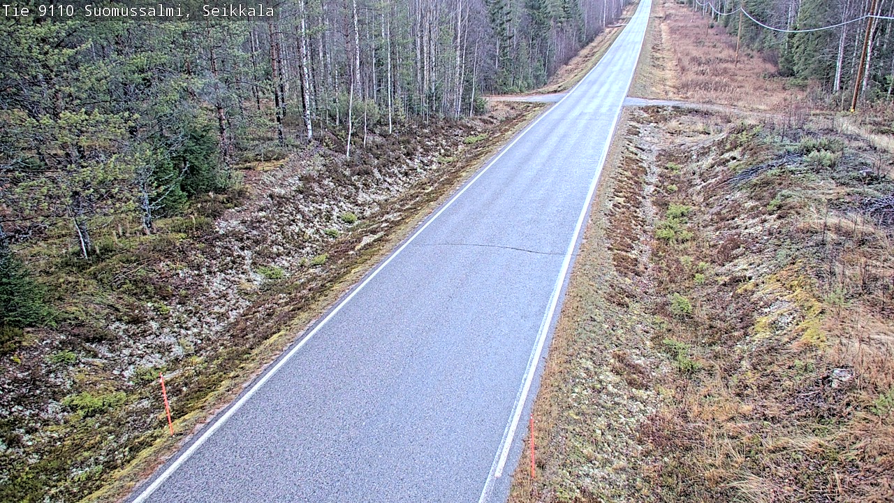 Kelikamerat Kuva Tie 9110 Suomussalmi, Seikkala, Suomussalmi, Kainuu