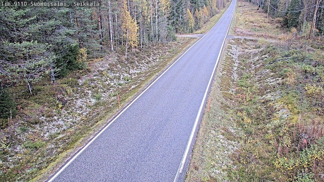 Kelikamerat Kuva Tie 9110 Suomussalmi, Seikkala, Suomussalmi, Kainuu