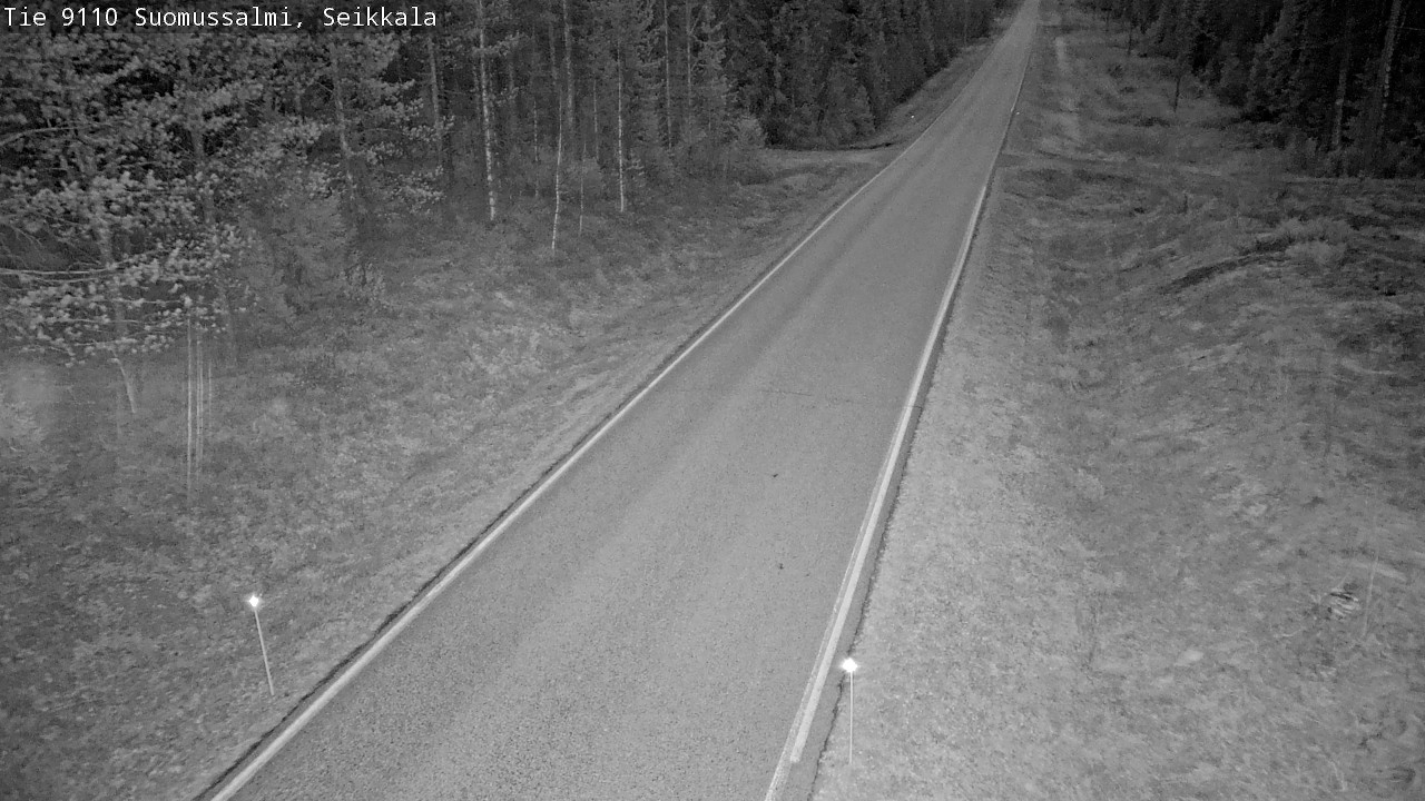 Kelikamerat Kuva Tie 9110 Suomussalmi, Seikkala, Suomussalmi, Kainuu