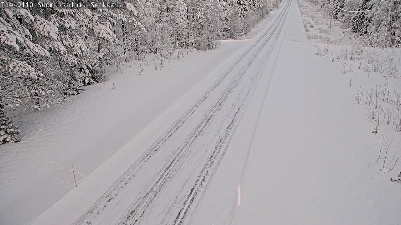 Kelikamerat Kuva Tie 9110 Suomussalmi, Seikkala, Suomussalmi, Kainuu