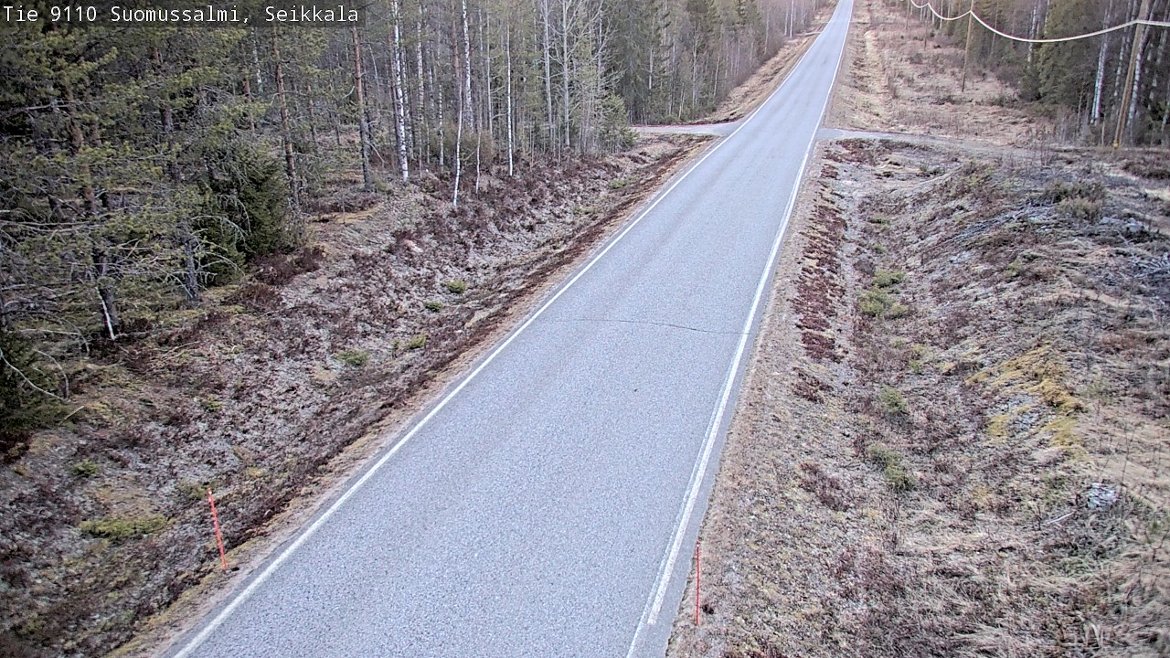 Weather Camera Image Road 9110 Suomussalmi, Seikkala, Suomussalmi, Kainuu