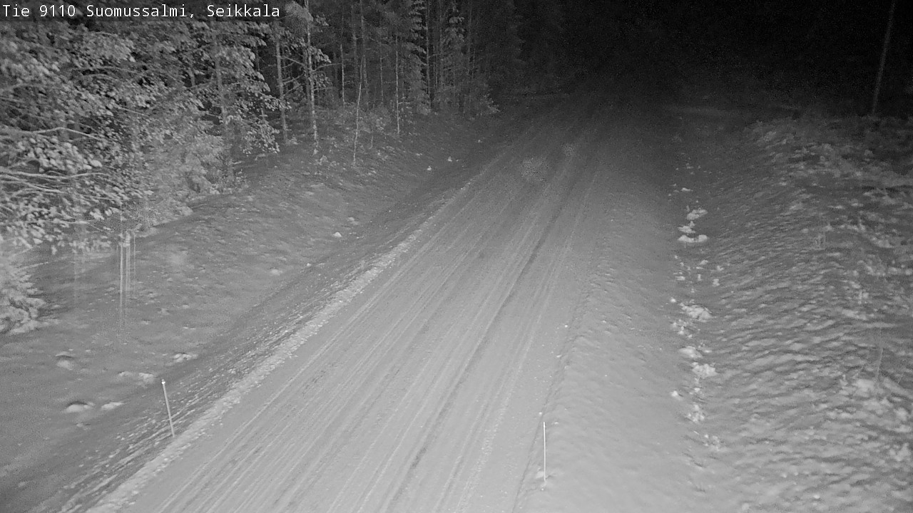 Weather Camera Image Road 9110 Suomussalmi, Seikkala, Suomussalmi, Kainuu