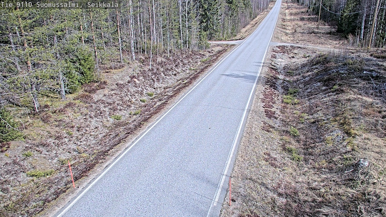 Kelikamerat Kuva Tie 9110 Suomussalmi, Seikkala, Suomussalmi, Kainuu