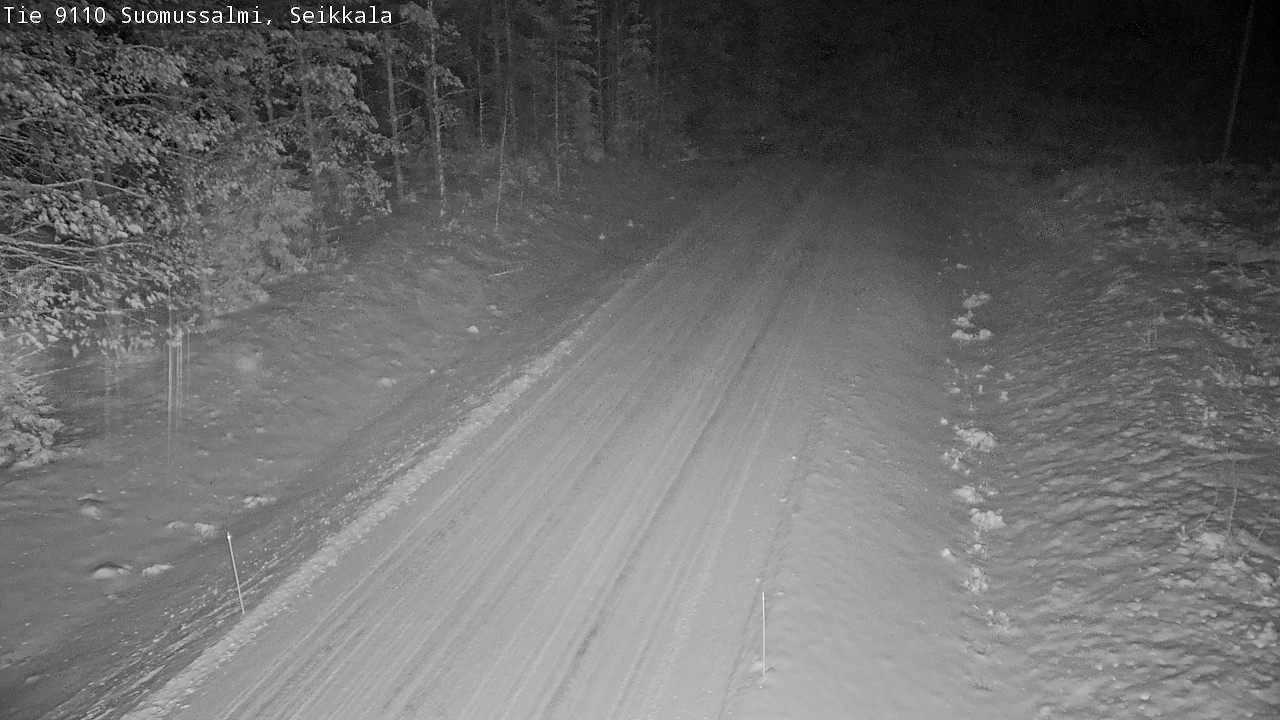 Weather Camera Image Road 9110 Suomussalmi, Seikkala, Suomussalmi, Kainuu