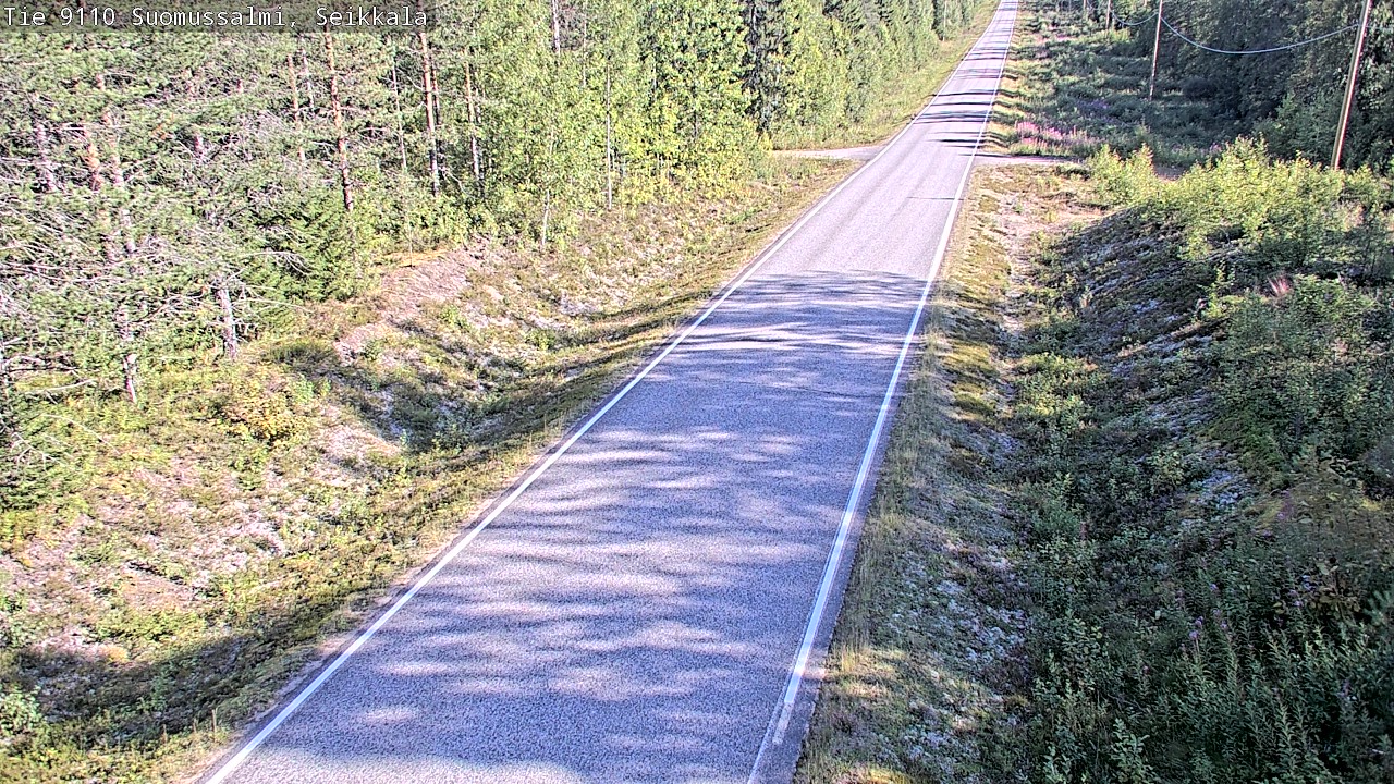 Kelikamerat Kuva Tie 9110 Suomussalmi, Seikkala, Suomussalmi, Kainuu