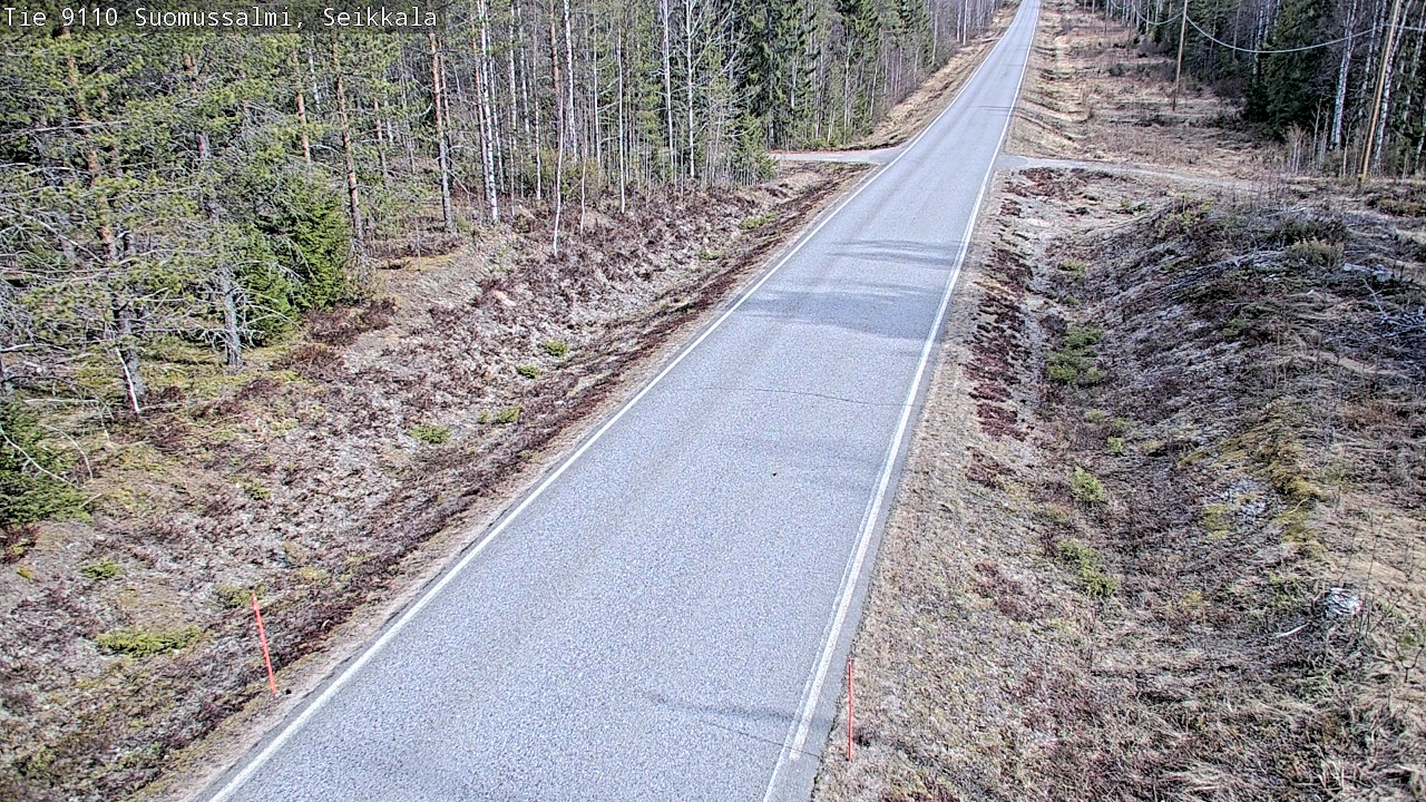 Kelikamerat Kuva Tie 9110 Suomussalmi, Seikkala, Suomussalmi, Kainuu