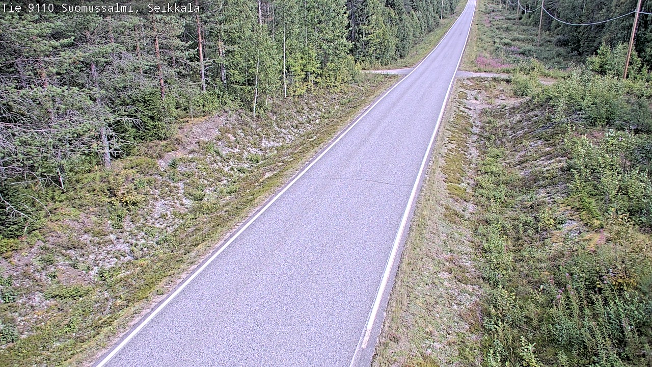 Kelikamerat Kuva Tie 9110 Suomussalmi, Seikkala, Suomussalmi, Kainuu