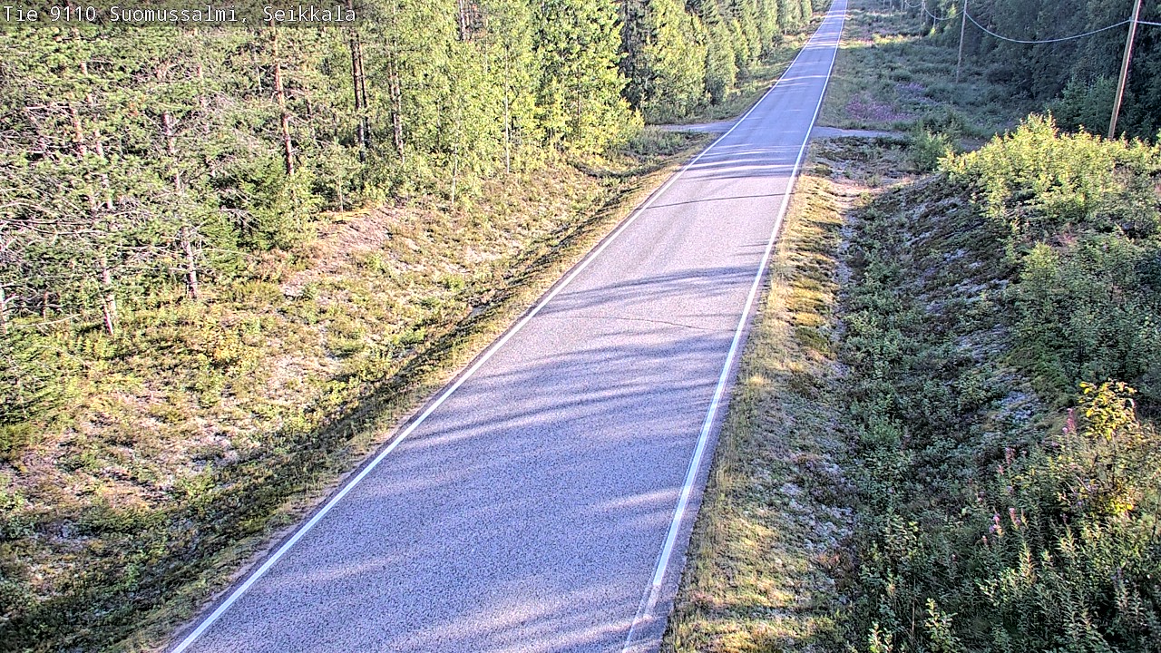 Weather Camera Image Road 9110 Suomussalmi, Seikkala, Suomussalmi, Kainuu