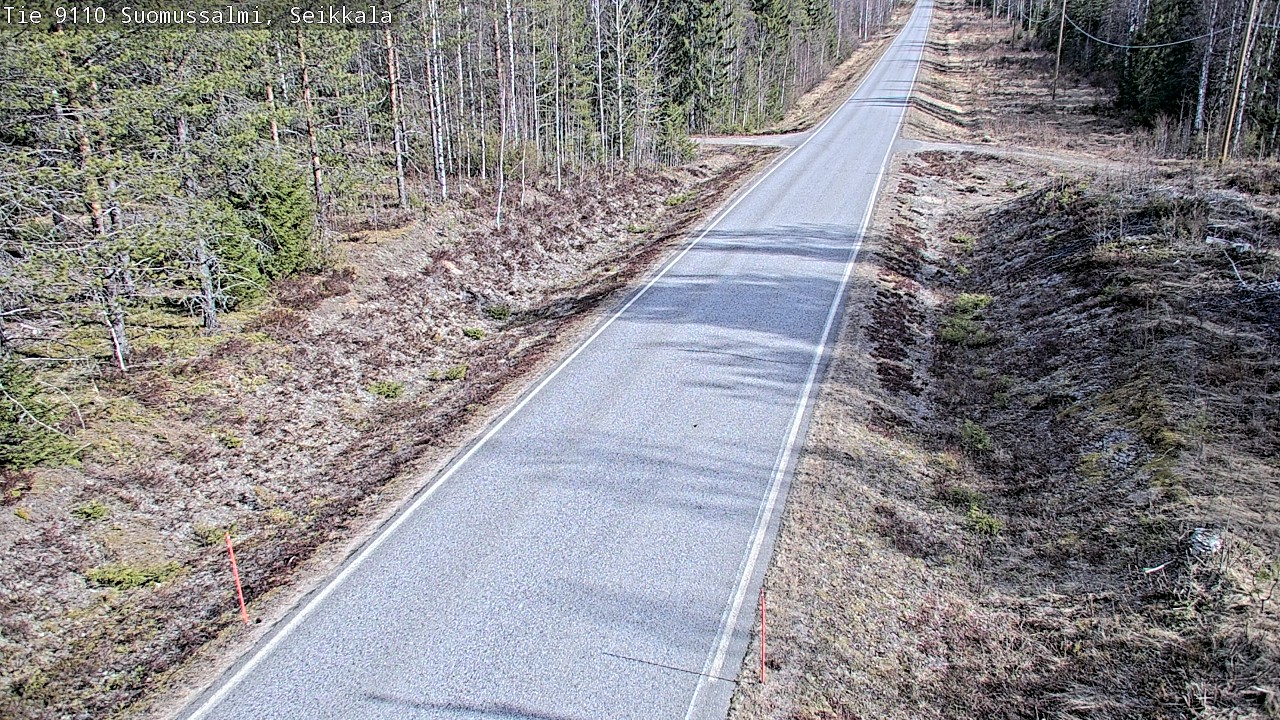 Kelikamerat Kuva Tie 9110 Suomussalmi, Seikkala, Suomussalmi, Kainuu