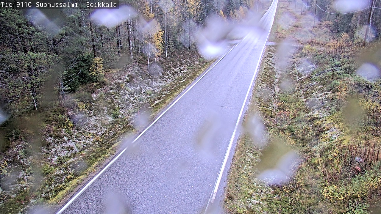 Weather Camera Image Road 9110 Suomussalmi, Seikkala, Suomussalmi, Kainuu