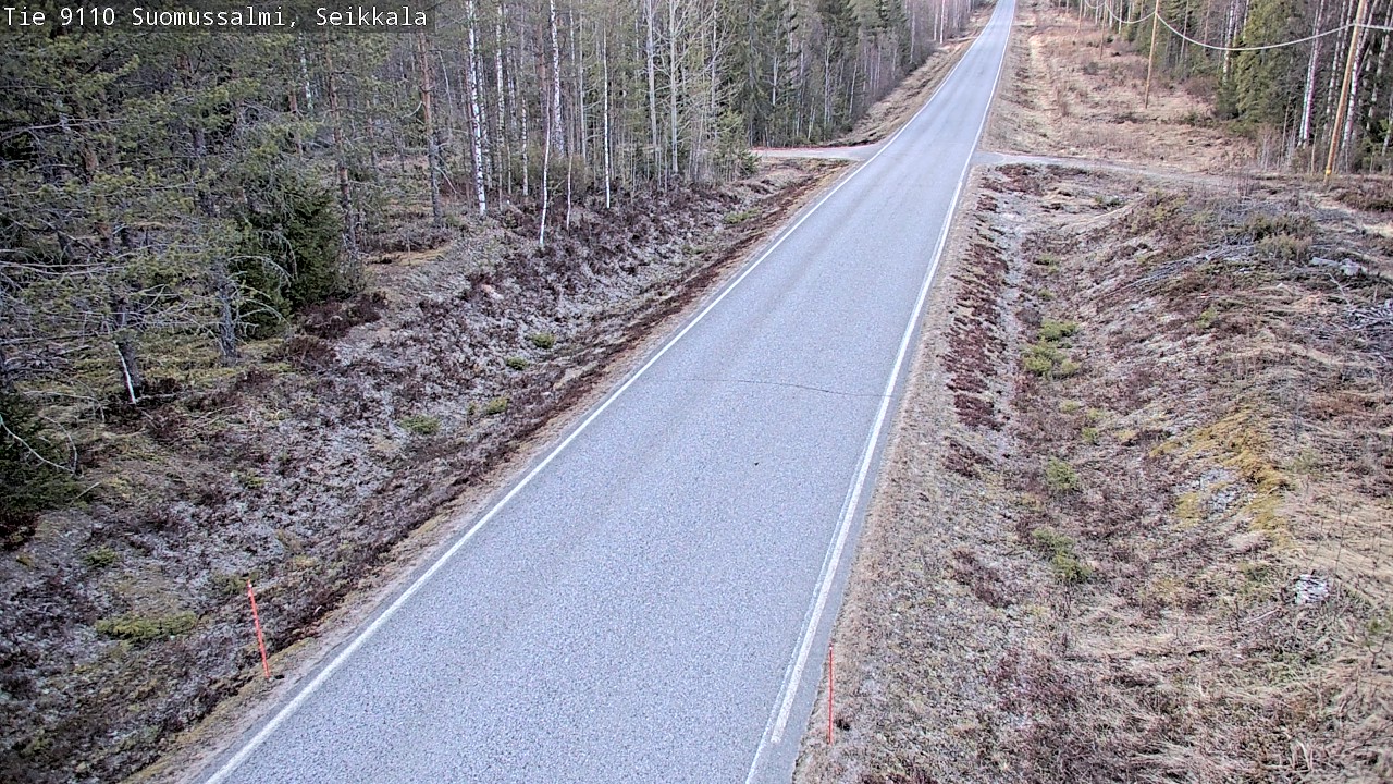 Kelikamerat Kuva Tie 9110 Suomussalmi, Seikkala, Suomussalmi, Kainuu