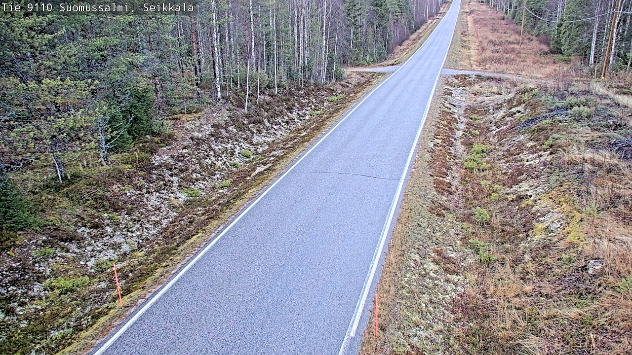 Kelikamerat Kuva Tie 9110 Suomussalmi, Seikkala, Suomussalmi, Kainuu