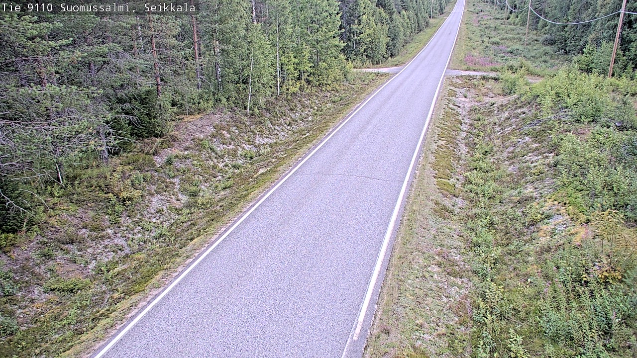 Kelikamerat Kuva Tie 9110 Suomussalmi, Seikkala, Suomussalmi, Kainuu