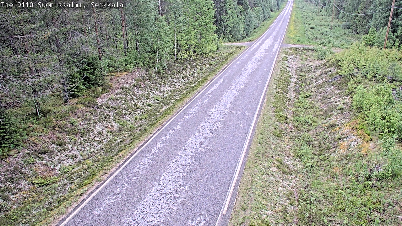 Kelikamerat Kuva Tie 9110 Suomussalmi, Seikkala, Suomussalmi, Kainuu