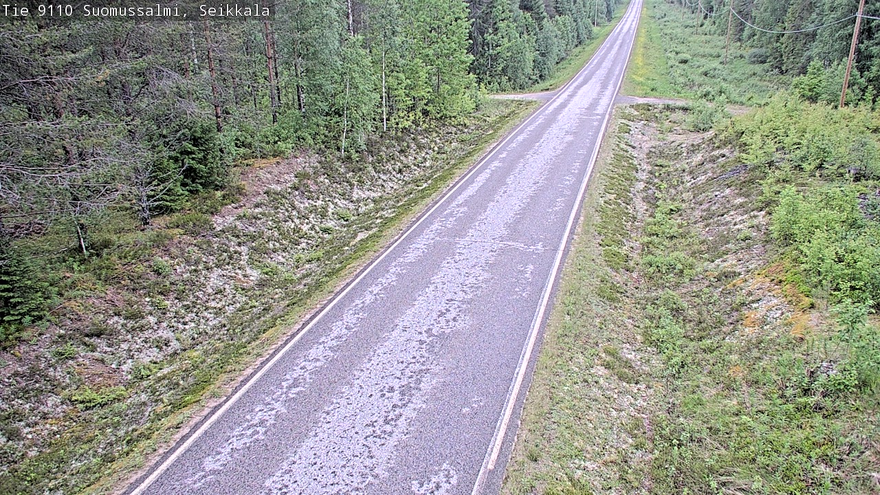 Kelikamerat Kuva Tie 9110 Suomussalmi, Seikkala, Suomussalmi, Kainuu