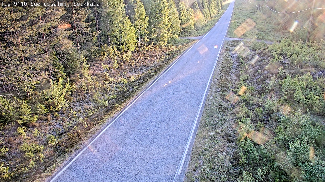Weather Camera Image Road 9110 Suomussalmi, Seikkala, Suomussalmi, Kainuu