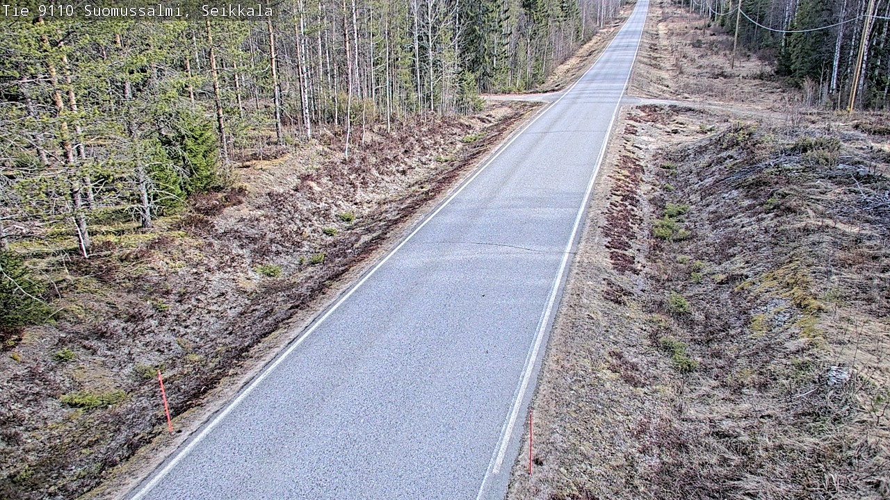 Kelikamerat Kuva Tie 9110 Suomussalmi, Seikkala, Suomussalmi, Kainuu