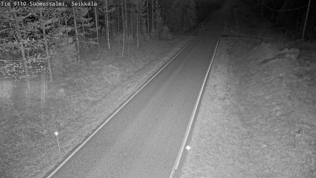 Weather Camera Image Road 9110 Suomussalmi, Seikkala, Suomussalmi, Kainuu