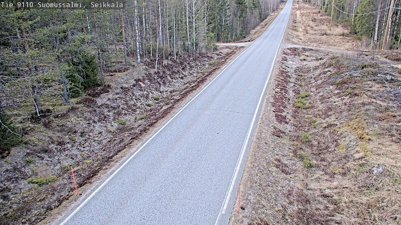 Kelikamerat Kuva Tie 9110 Suomussalmi, Seikkala, Suomussalmi, Kainuu