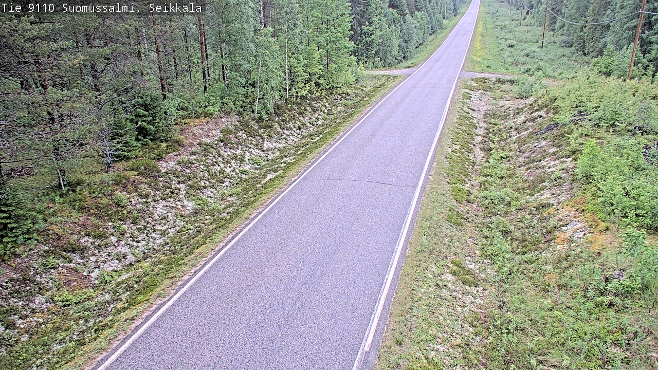 Kelikamerat Kuva Tie 9110 Suomussalmi, Seikkala, Suomussalmi, Kainuu