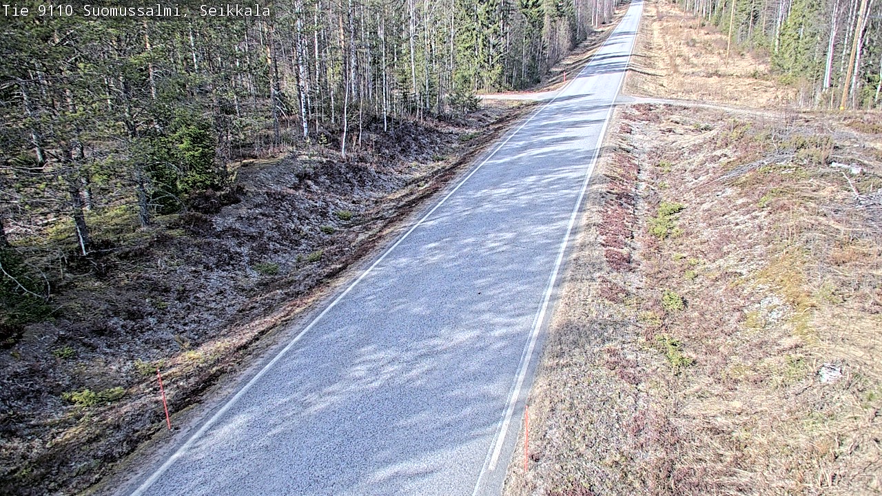 Kelikamerat Kuva Tie 9110 Suomussalmi, Seikkala, Suomussalmi, Kainuu