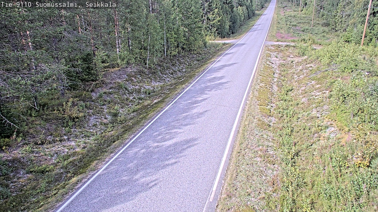 Kelikamerat Kuva Tie 9110 Suomussalmi, Seikkala, Suomussalmi, Kainuu