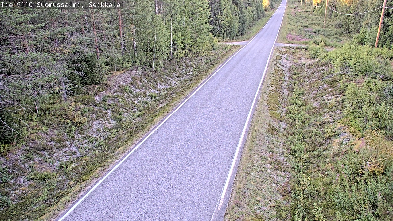Kelikamerat Kuva Tie 9110 Suomussalmi, Seikkala, Suomussalmi, Kainuu
