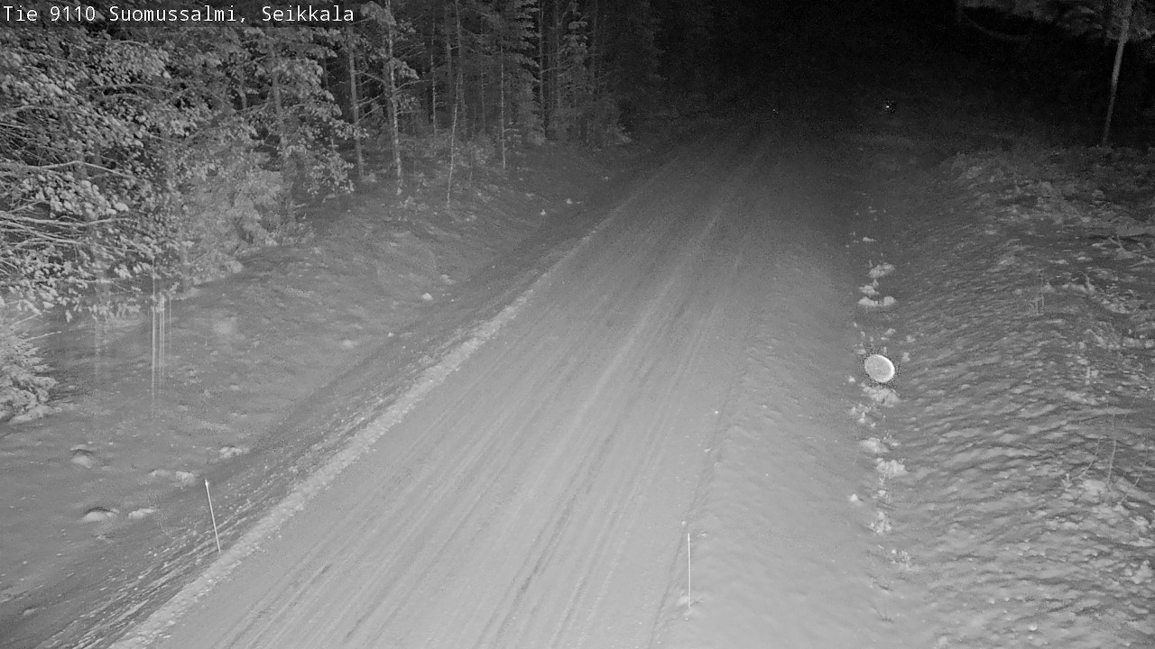 Weather Camera Image Road 9110 Suomussalmi, Seikkala, Suomussalmi, Kainuu