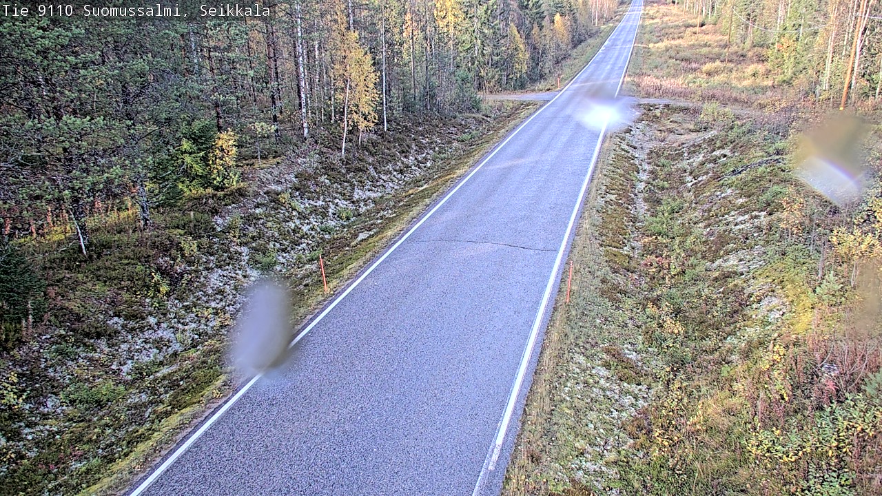 Kelikamerat Kuva Tie 9110 Suomussalmi, Seikkala, Suomussalmi, Kainuu