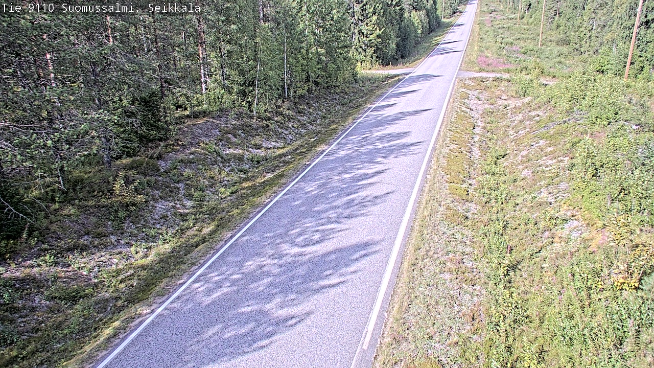 Kelikamerat Kuva Tie 9110 Suomussalmi, Seikkala, Suomussalmi, Kainuu