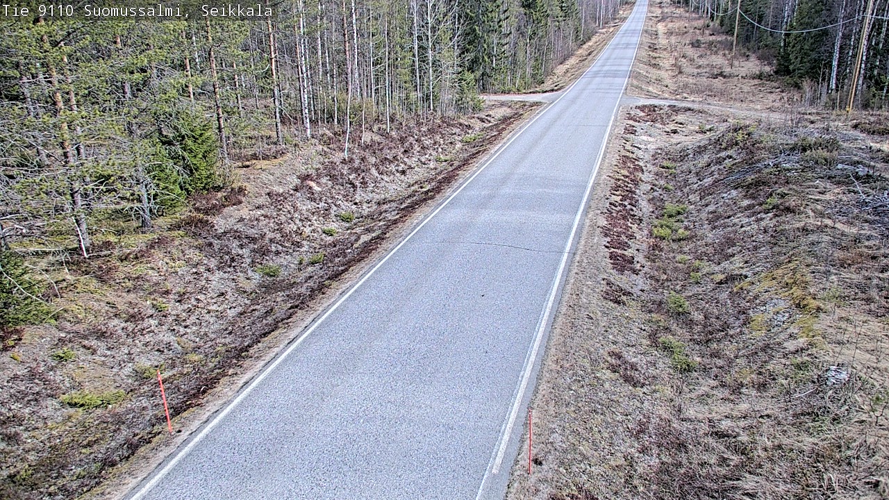Kelikamerat Kuva Tie 9110 Suomussalmi, Seikkala, Suomussalmi, Kainuu