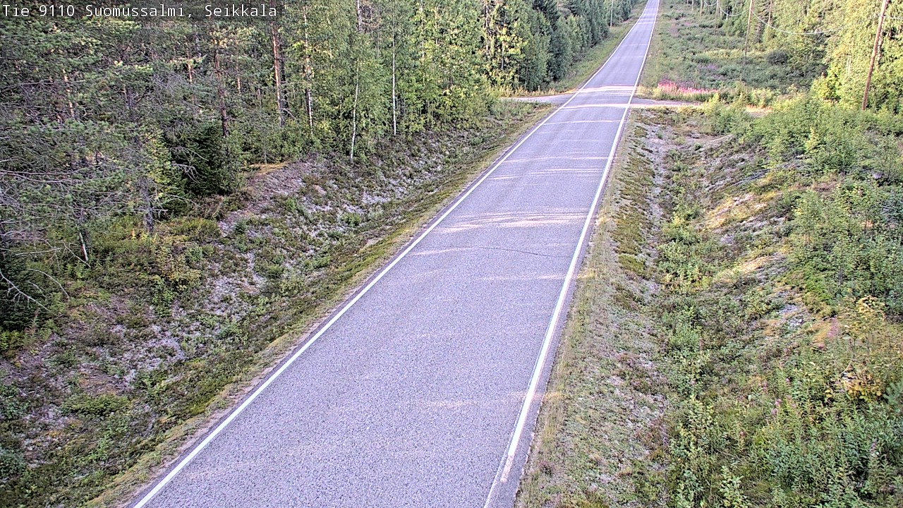 Kelikamerat Kuva Tie 9110 Suomussalmi, Seikkala, Suomussalmi, Kainuu