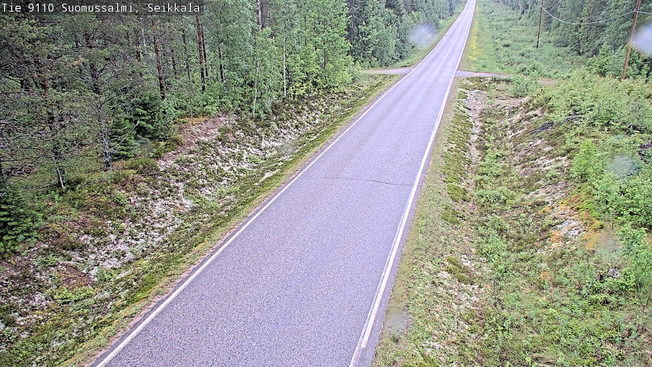 Weather Camera Image Road 9110 Suomussalmi, Seikkala, Suomussalmi, Kainuu