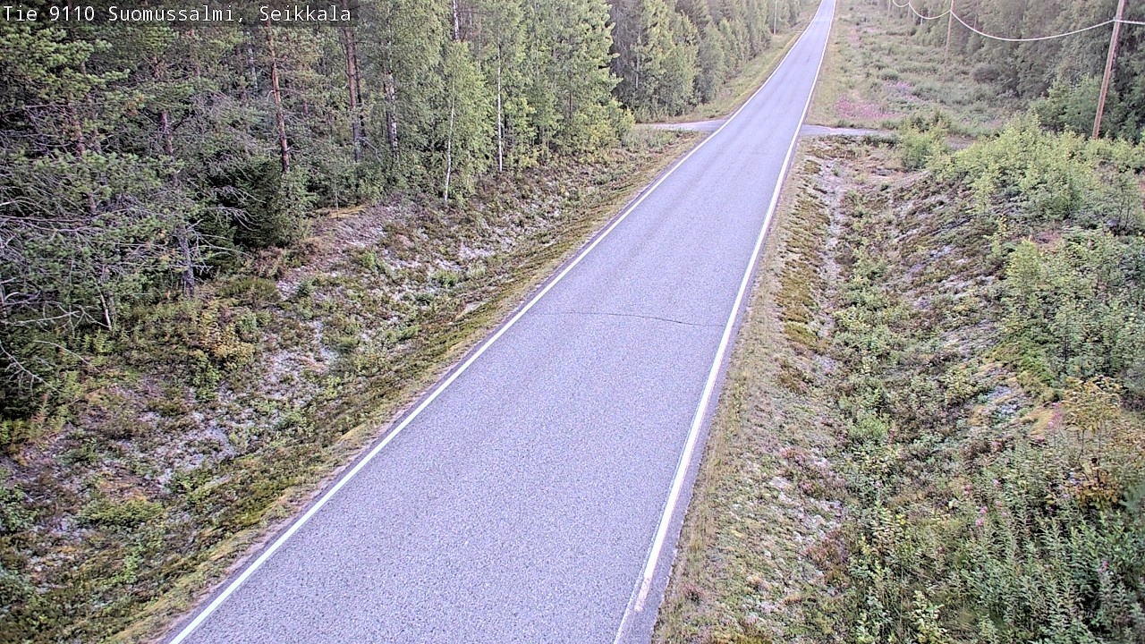 Kelikamerat Kuva Tie 9110 Suomussalmi, Seikkala, Suomussalmi, Kainuu