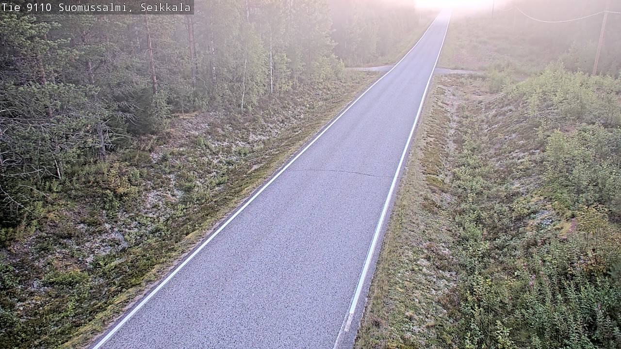 Kelikamerat Kuva Tie 9110 Suomussalmi, Seikkala, Suomussalmi, Kainuu