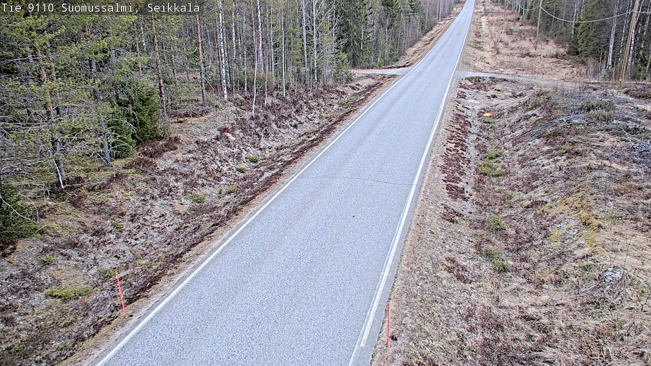 Weather Camera Image Road 9110 Suomussalmi, Seikkala, Suomussalmi, Kainuu