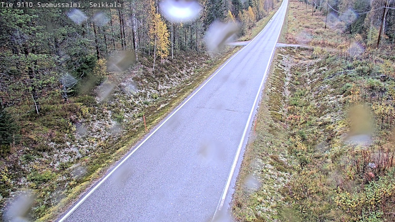 Weather Camera Image Road 9110 Suomussalmi, Seikkala, Suomussalmi, Kainuu