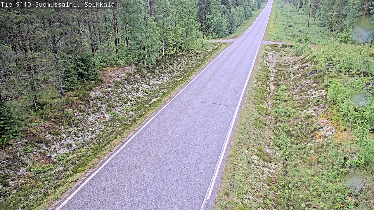 Kelikamerat Kuva Tie 9110 Suomussalmi, Seikkala, Suomussalmi, Kainuu