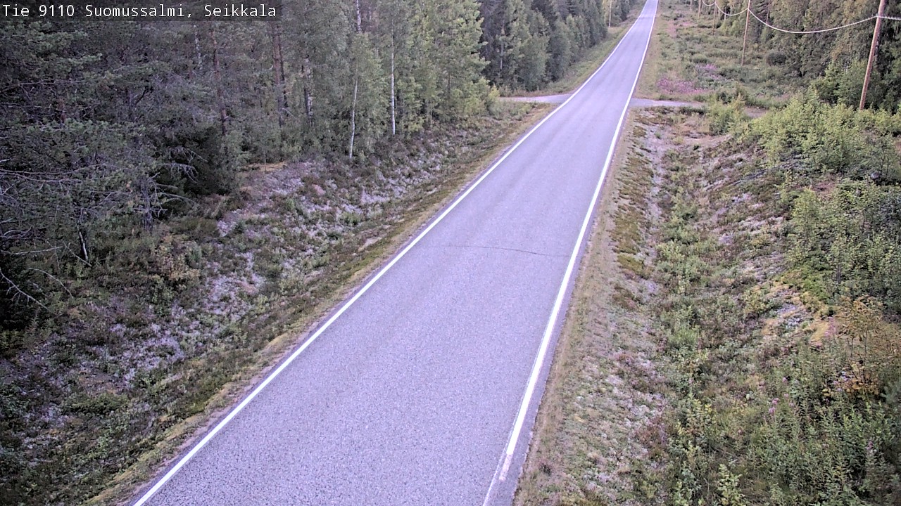 Kelikamerat Kuva Tie 9110 Suomussalmi, Seikkala, Suomussalmi, Kainuu