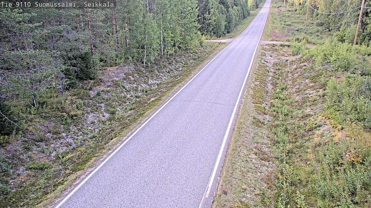 Kelikamerat Kuva Tie 9110 Suomussalmi, Seikkala, Suomussalmi, Kainuu