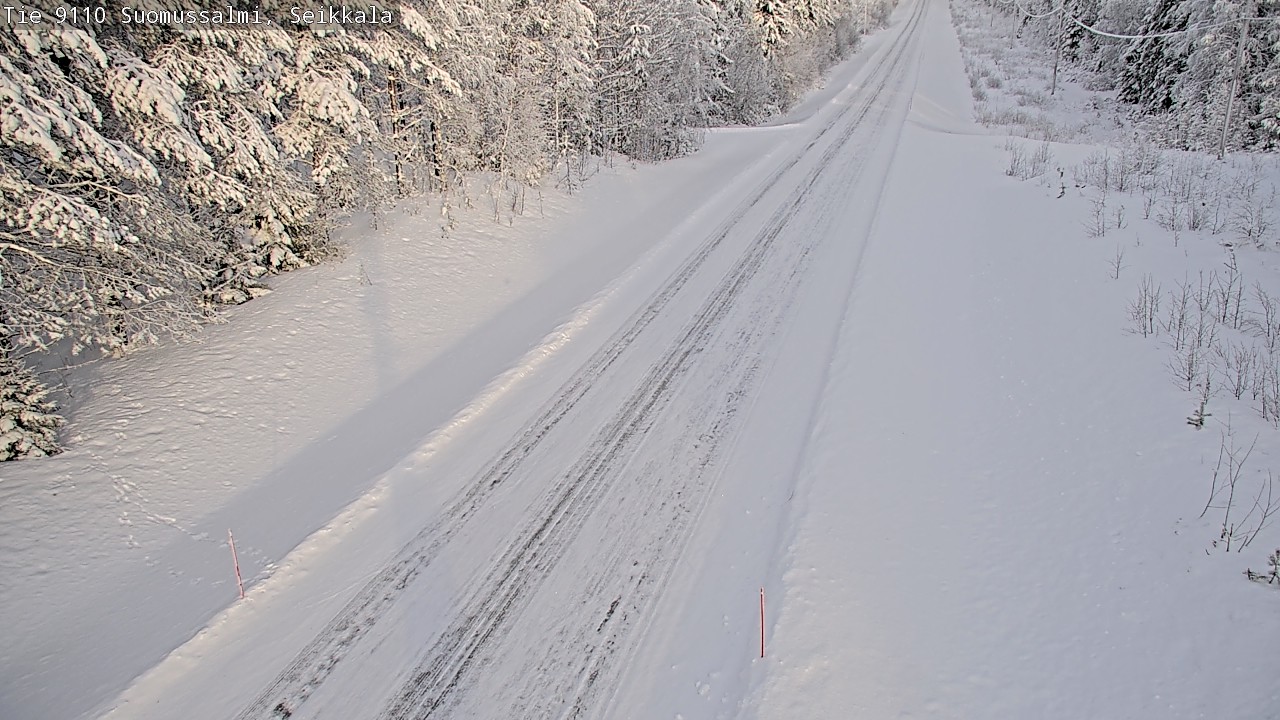 Kelikamerat Kuva Tie 9110 Suomussalmi, Seikkala, Suomussalmi, Kainuu