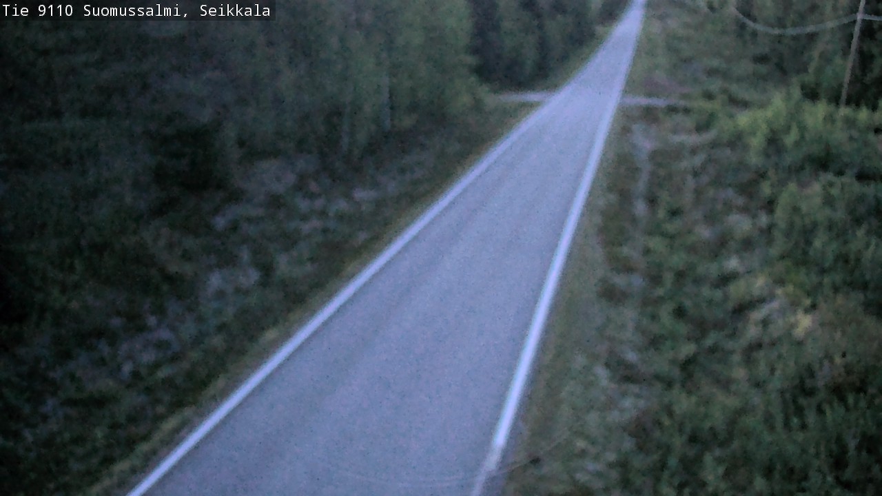 Kelikamerat Kuva Tie 9110 Suomussalmi, Seikkala, Suomussalmi, Kainuu